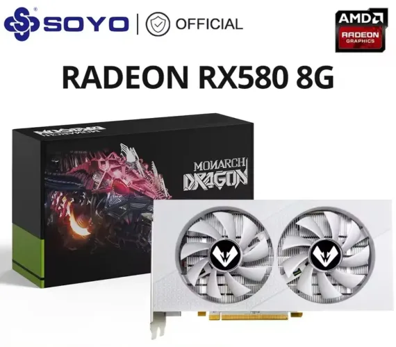 Placa de Vídeo AMD RX 580 8GB - Nova Lacrada com Garantia