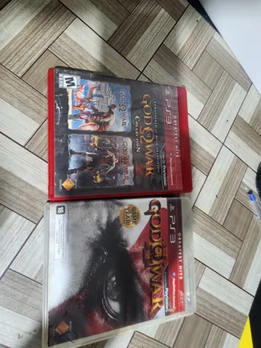 Par de jogo Trilogia  GOD OF WAR  1, 2 e 3 