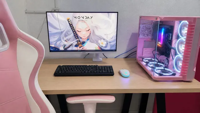 PC Gamer Completo Ryzen 7 + Monitor Samsung 144Hz + Cadeira + Mesa | R$ 3.500
