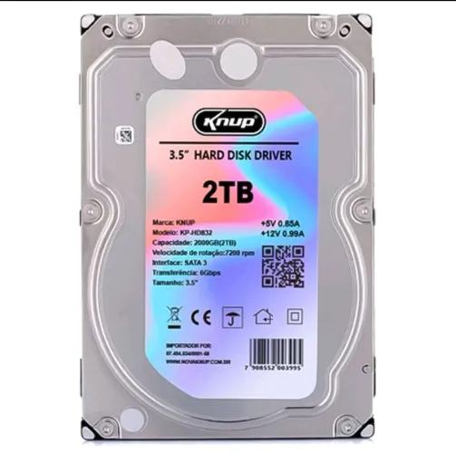 HD knup 2 tera byte 7200 rpm