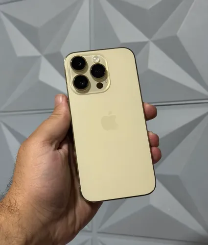 iPhone 14 Pro dourado 256 Gb Garantia 6 meses 