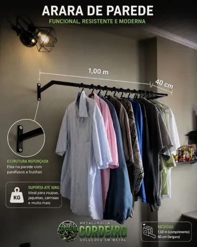 Arara para roupas