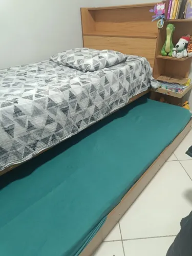 Bicama (Cama solteiro com cama auxiliar) 
