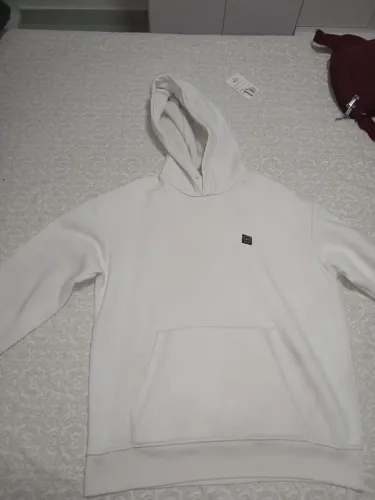? Moletom Zara Original Branco - Tamanho XL (GG)