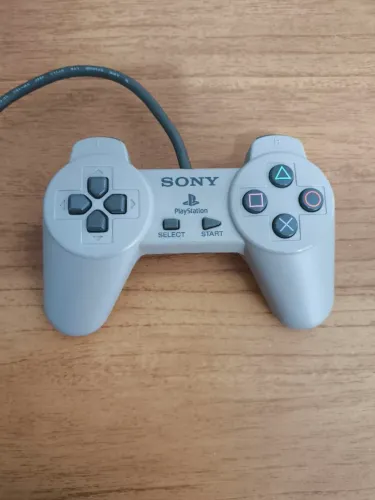 Controle Original Sony PlayStation 1 PS1 Cinza SCPH-1080 Funcionando