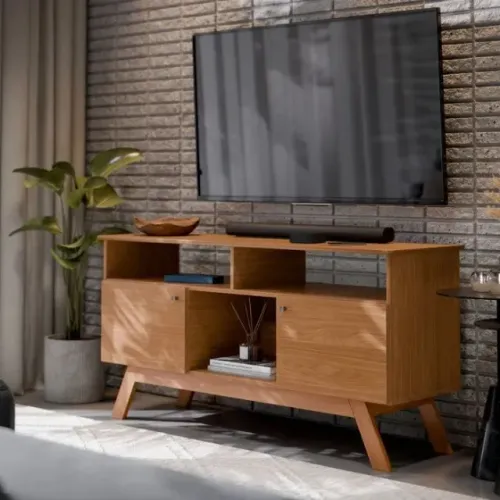 Rack Bancada para TV Amsterdã até 50" - FAZEMOS ENTREGA!