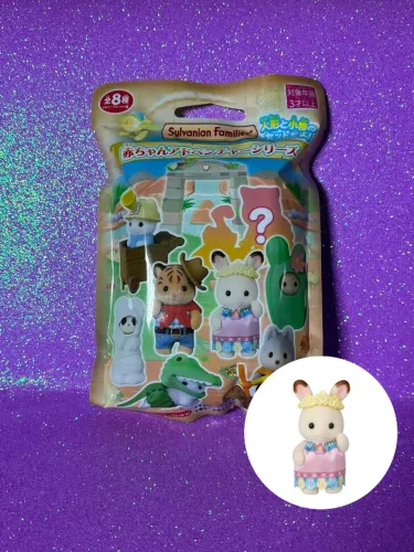 Sylvanian Families Blind Bag Adventure Importado Japão Coelha Branca