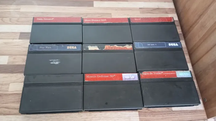 Jogos Master System funcionando