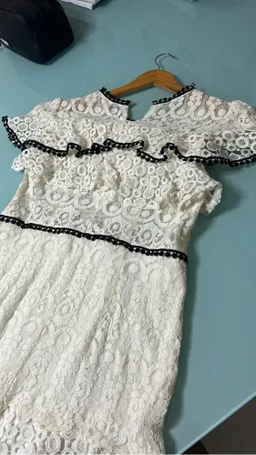 VESTIDO LINDO 42 RENDA GUIPER