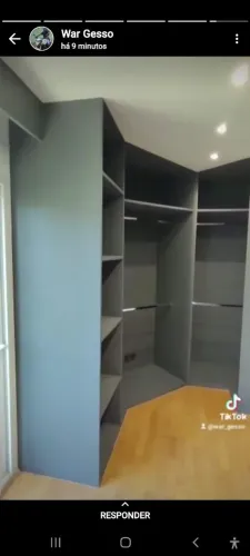 Closets planejados em drywall 