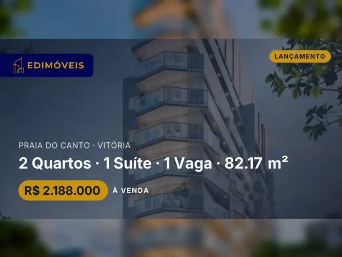 Apartamento moderno em Praia do Canto, ideal para quem busca espaço!