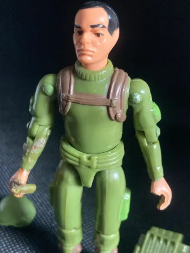 Comandos em Ação Gijoe 1984 Bazuqueiro VARIANTE SEM LOGO