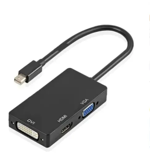 Cabo Adaptador Displayport X Dvi Vga Hdmi Femea 