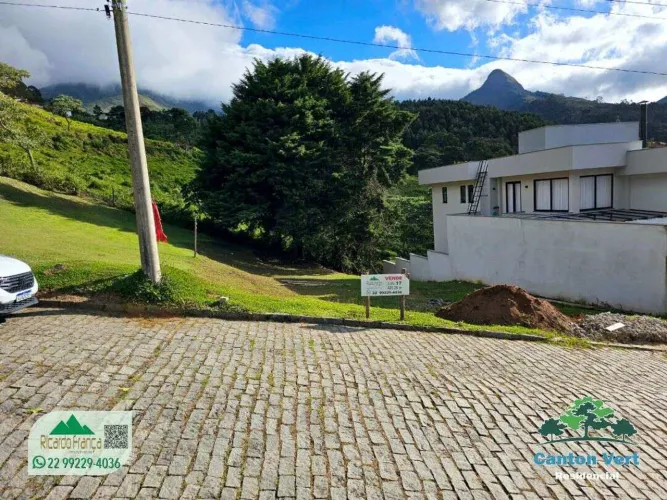 Terreno em Condomínio Nobre no Cônego  Nova Friburgo/RJ, 426 m² com Área Verde Exclusiva