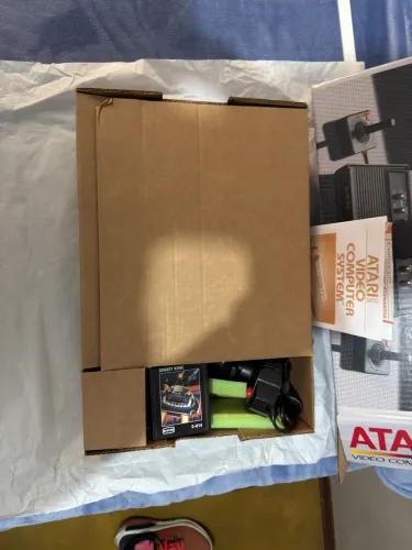 Atari Polyvox Original com Cabos e Acessórios