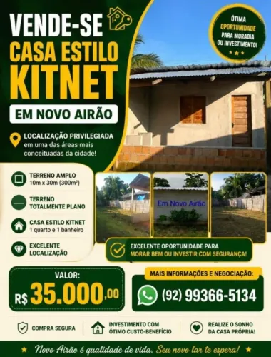 Casa nova em Novo Airão
