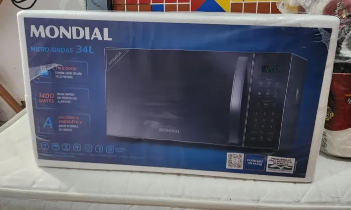 Micro-ondas Mondial Espelhado 1400W