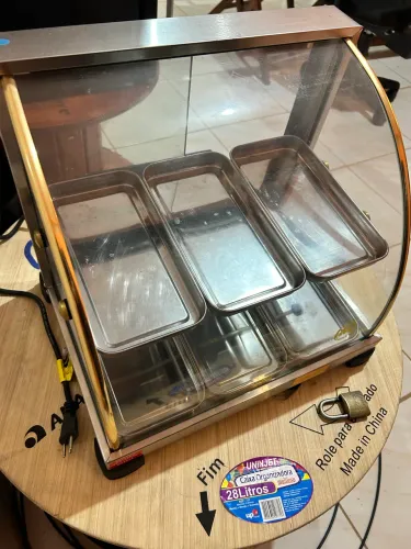 Vitrine quente Dupla muito novo