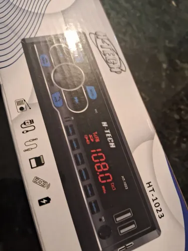 SOM AUTOMOTIVO H-TECH 1023 USB BLUETOOTH 