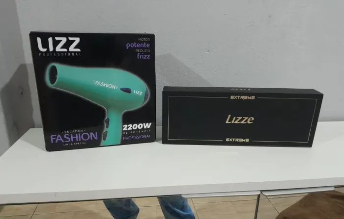 Kit profissional secador e chapinha novos