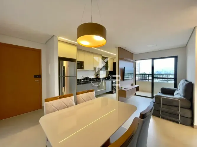 Apartamento Mobiliado para Locação 57m² 2 Quartos (1 Suíte) Residencial Le Chalet ?