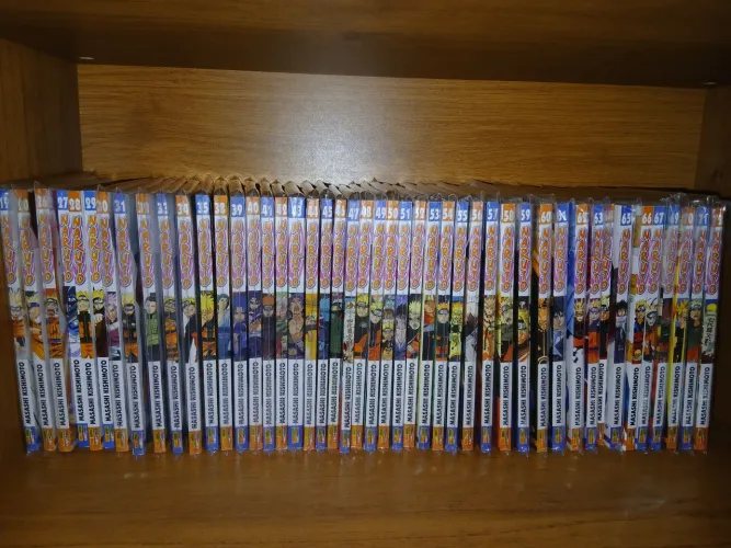 Naruto Mangá - 46 Volumes (1° Edição - Papel Jornal)