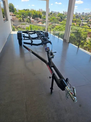 Carretinha reboque para caiaque 