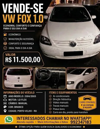 Volkswagen Fox City 1.0mi/ 1.0mi Total Flex 8V 3P 2005