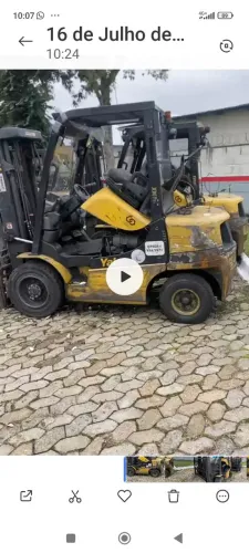 Lote de empilhadeiras Yale ano 2019 triplex