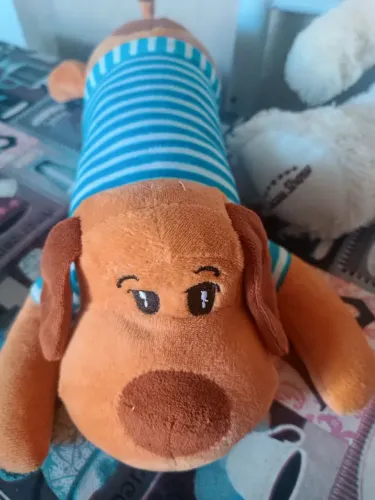 Um urso chocolate da cacau show raridade,mais um travesseiro de corpo de bebê novo