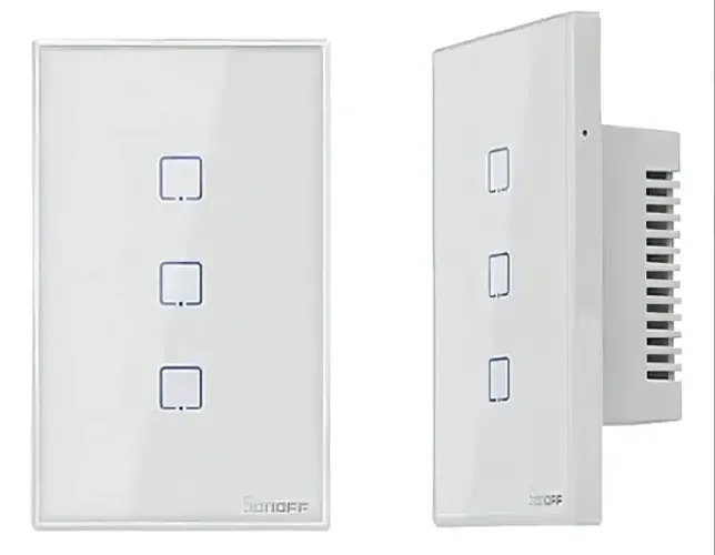 Interruptor Inteligente Parede Sonoff T2us3c Branco