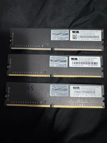 Memória RAM WinMemory 8GB DDR4 2666MHz para PC Desktop (Tenho 3 Módulos)