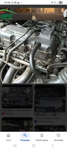 Vendo motor Zetec Rocan+ cabeçote , ford ka