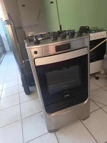 Fogão automático total mesa de vidro