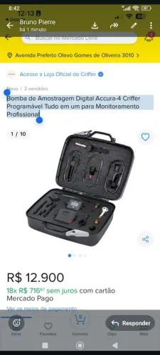 VENDO , BOMDA DE AMOSTRAGEM DIGITAL accura-4