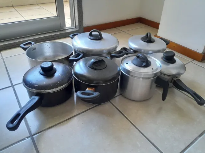 Utensílios cozinha alumínio Inox
