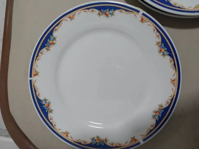 Prato raso de sobremesa 3 unidades
