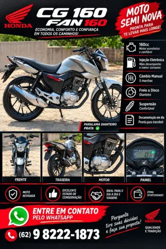 Moto fan prata 2021