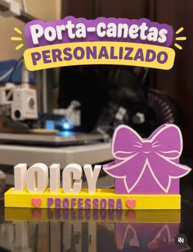 ? Porta-Canetas Personalizado ? Presente Perfeito! ?