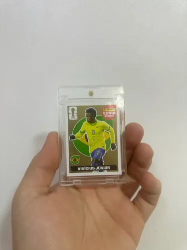 Figurinha legends Vini jr. Ouro rara