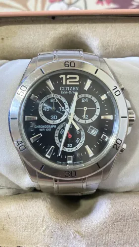 Relógio Citizen eco drive wr100 cronógrafo 