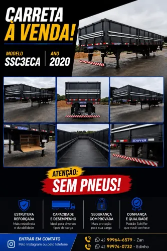 Grade baixa, carreta impecável