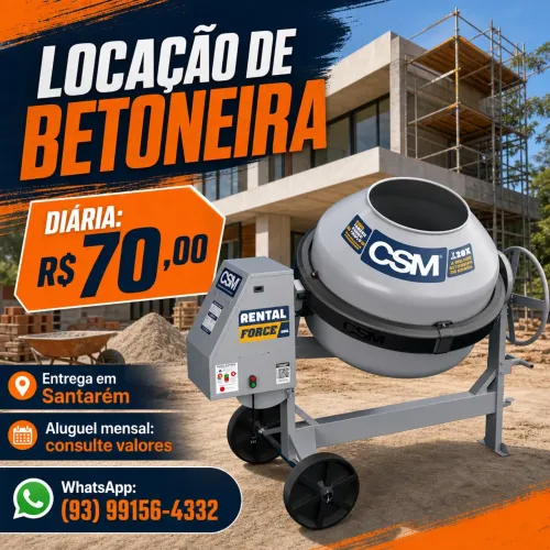 Aluguel de betoneiras
