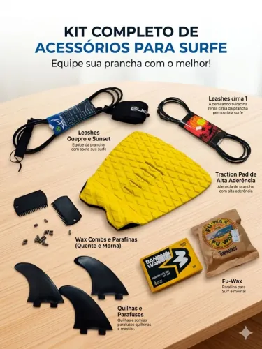 Acessórios para pranchas de surf