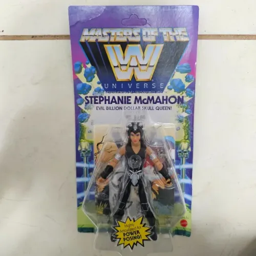 Boneco Action Figure He-man WWE Stephanie McMahon Maligna importado Motu Origins Lacrado