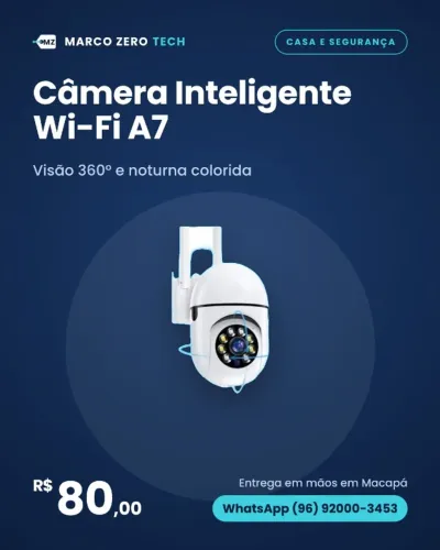 Câmera Inteligente Wi-Fi A7