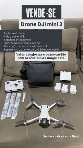 Drone DJI MINI 3 + COMBO FLY MORE