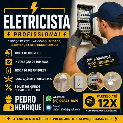 ELETRICISTA PROFISSIONAL.
