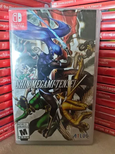 Jogo Nintendo Switch Shin Megami Tensei mídia física Novo 