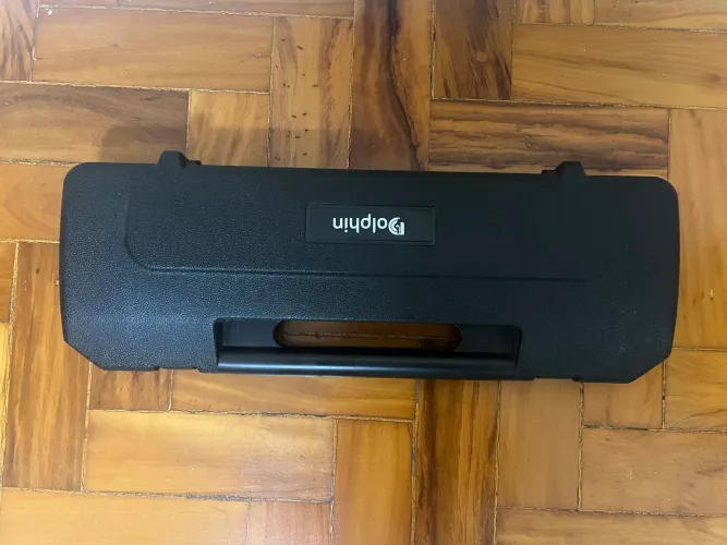 escaleta dolphin preta 32 teclas com estojo